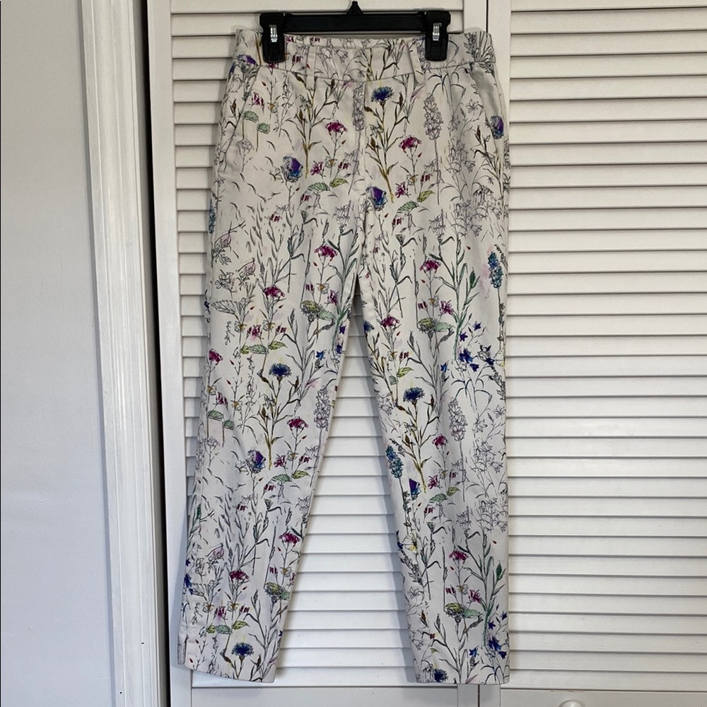 H&M Botanical Print Trousers